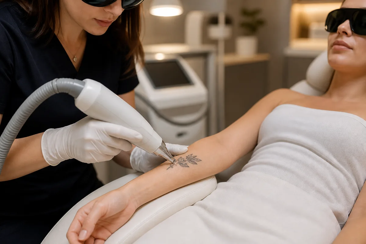 Modern tattoo removal laser visual