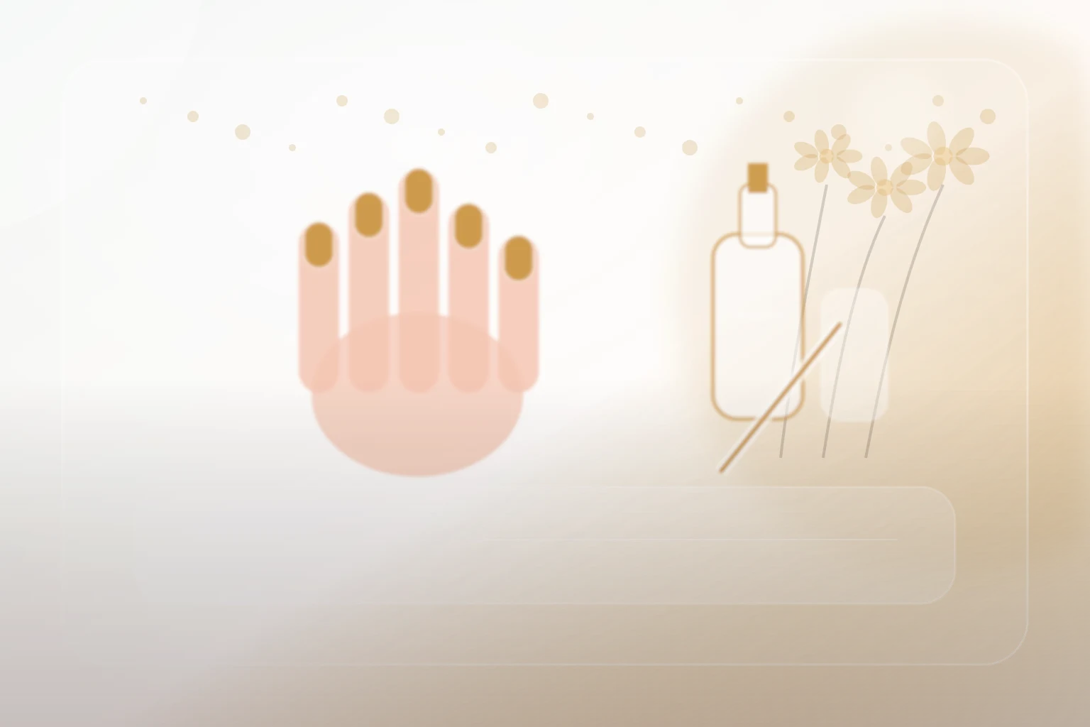 Hygienic manicure and pedicure care visual