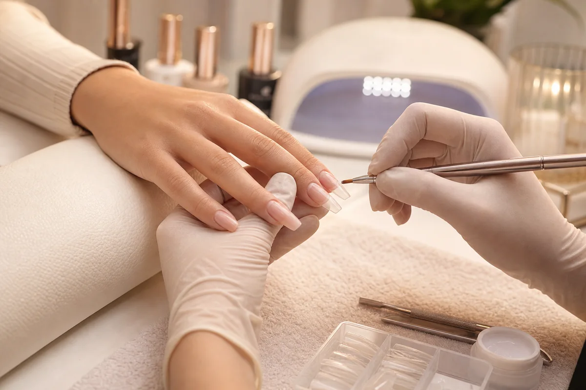Elegant nail extension design visual